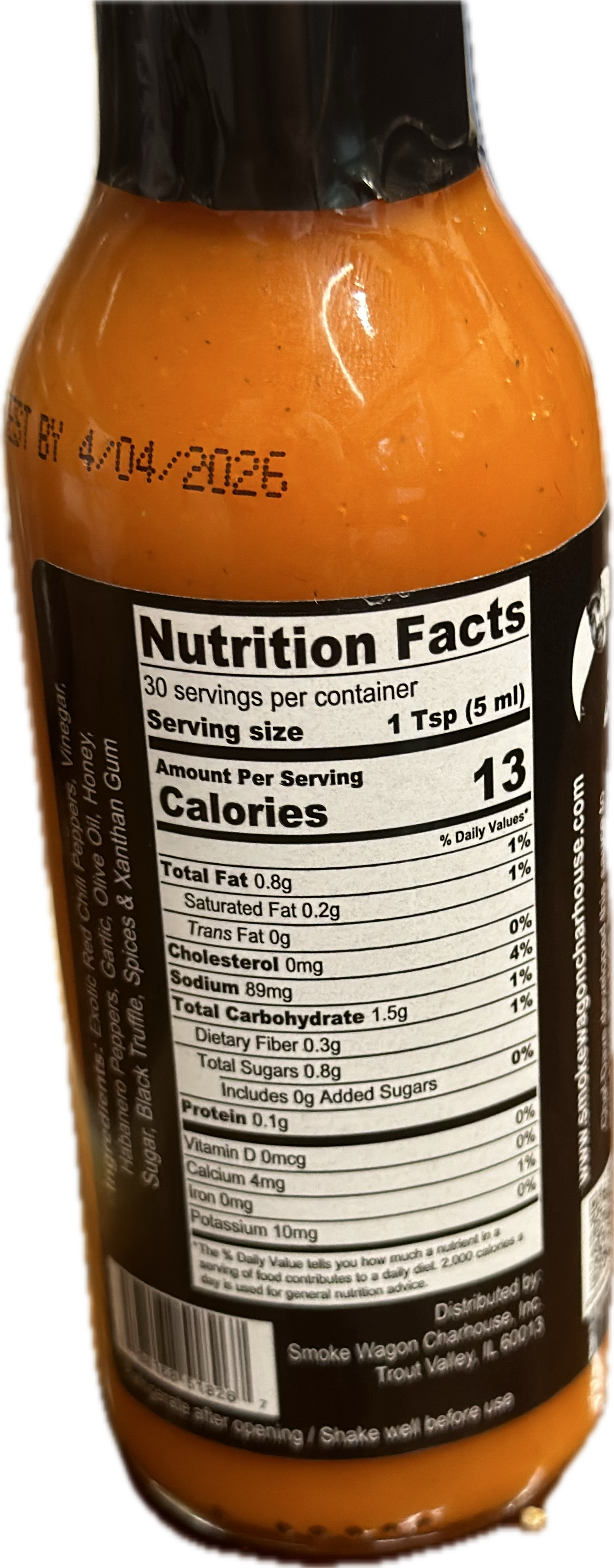 SWC Habanero, Honey & Black Truffle Hot Sauce (buy 3 or more and it is only $10 each)